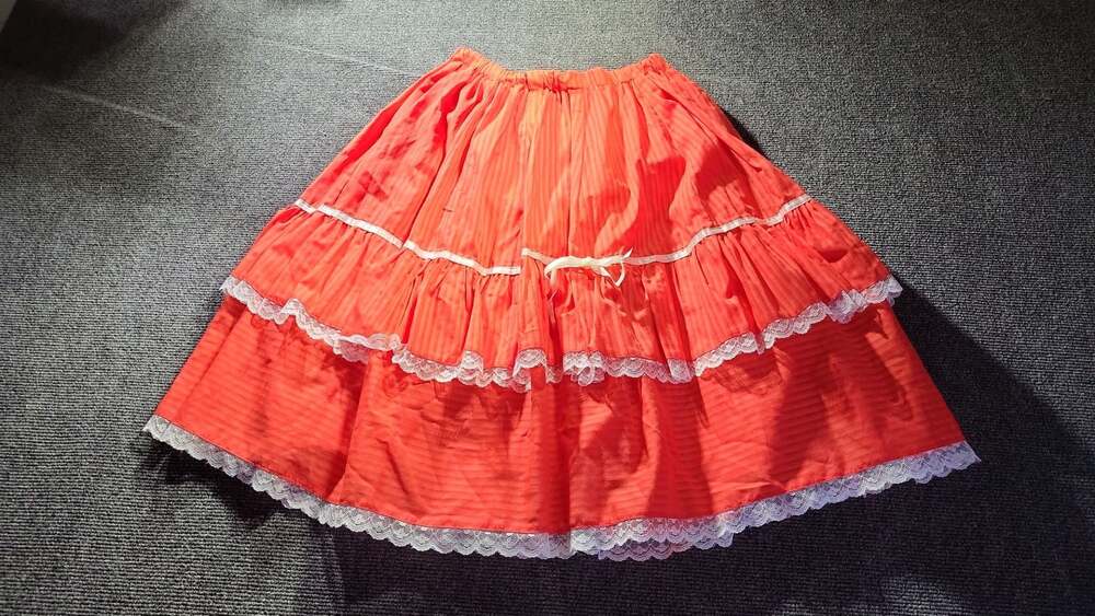 70s Western Swing Circle Skirt - ,